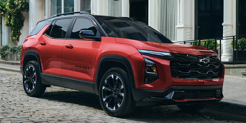 Red Chevrolet Equinox