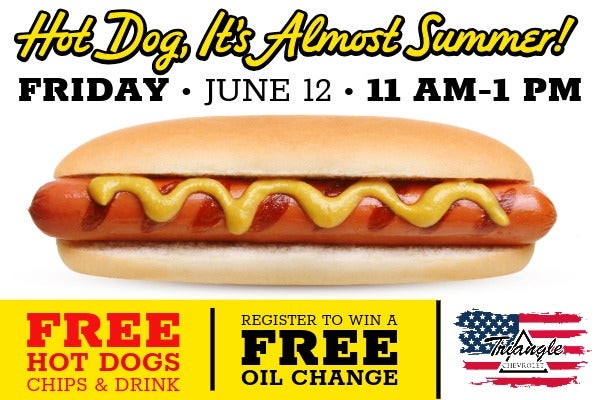 Free Hot Digs, Chips and drinks on Friday